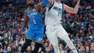 okc thunder vs dallas mavericks match player stats