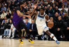 Timberwolves vs Lakers match player stats