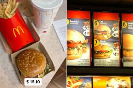 McDonald’s price list